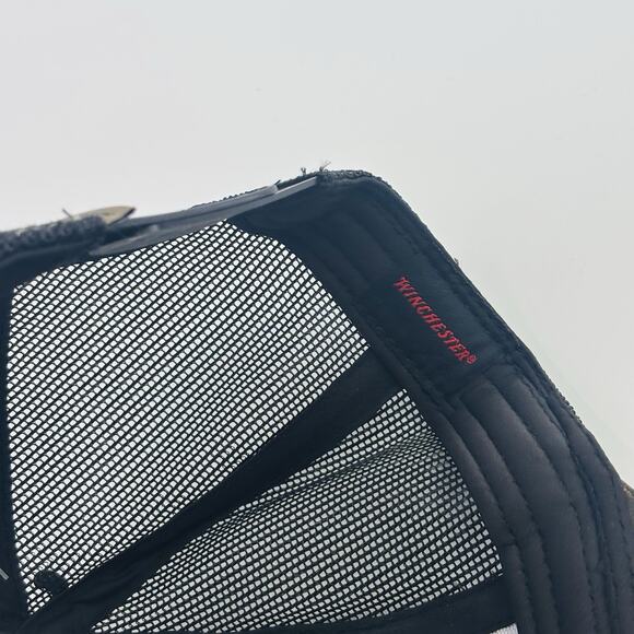 Winchester Hat Cap SnapBack Mesh Back Guns Ammo Hunting Outdoor - Picture 5 of 6